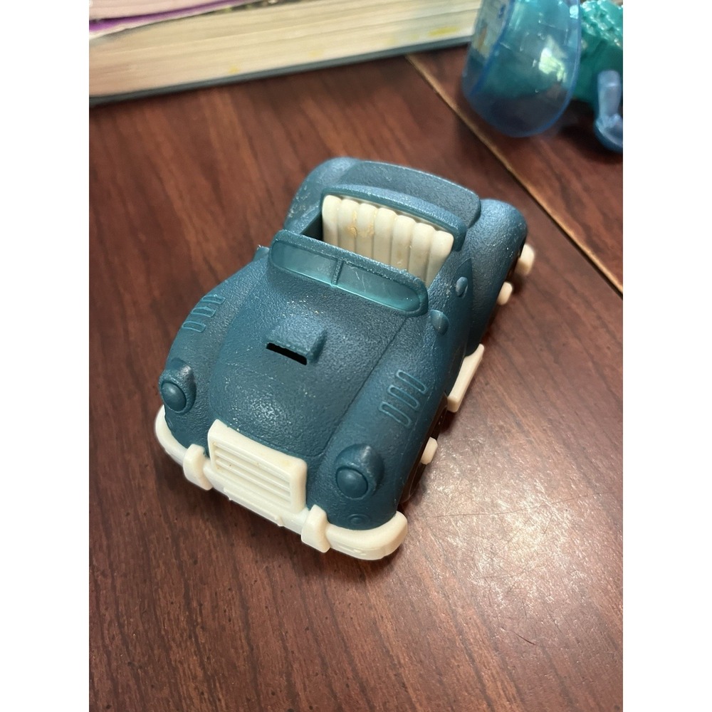 Vintage Battat Wonder Wheels Car 3.75" Blue Convertible
